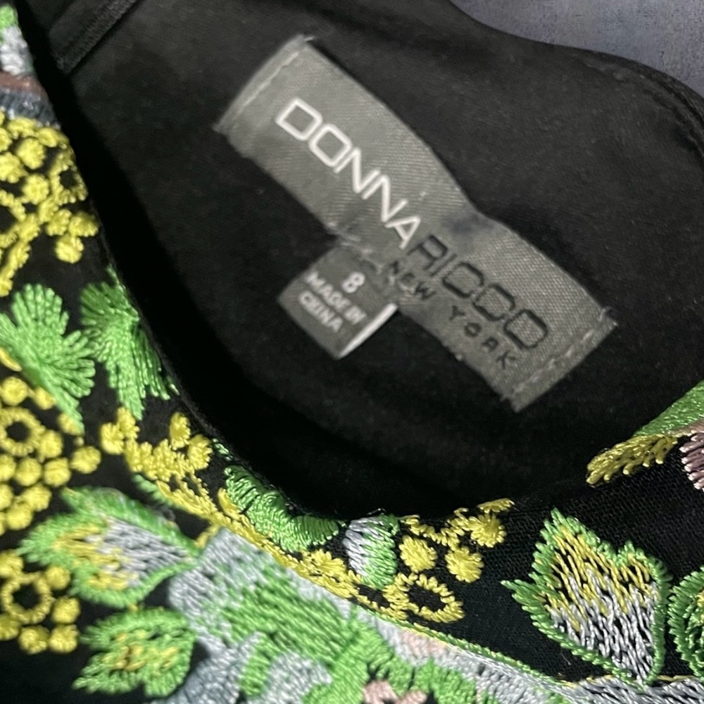 Donna Ricco Embroidered Dress - 8 - Picture 10 of 12